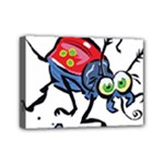 Bug Black Insect Animal Mini Canvas 7  x 5  (Stretched)