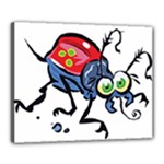 Bug Black Insect Animal Canvas 20  x 16  (Stretched)