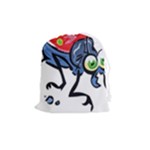 Bug Black Insect Animal Drawstring Pouch (Medium)