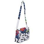 Bug Black Insect Animal Shoulder Bag with Back Zipper