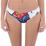 Bug Black Insect Animal Reversible Hipster Bikini Bottoms