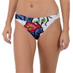 Bug Black Insect Animal Band Bikini Bottoms