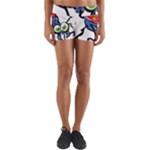 Bug Black Insect Animal Yoga Shorts
