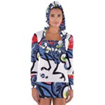 Bug Black Insect Animal Long Sleeve Hooded T-shirt