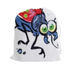 Bug Black Insect Animal Drawstring Pouch (2XL)