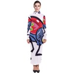 Bug Black Insect Animal Turtleneck Maxi Dress