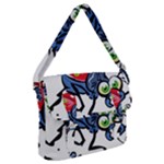 Bug Black Insect Animal Buckle Messenger Bag
