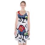 Bug Black Insect Animal Racerback Midi Dress