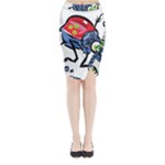 Bug Black Insect Animal Midi Wrap Pencil Skirt