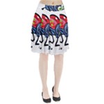 Bug Black Insect Animal Pleated Skirt