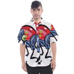 Bug Black Insect Animal Men s Short Sleeve Shirt