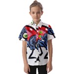 Bug Black Insect Animal Kids  Short Sleeve Shirt