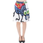 Bug Black Insect Animal Velvet High Waist Skirt
