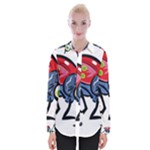 Bug Black Insect Animal Womens Long Sleeve Shirt