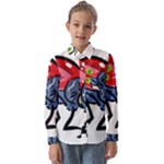 Bug Black Insect Animal Kids  Long Sleeve Shirt