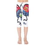 Bug Black Insect Animal Kids  Capri Leggings 