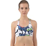 Bug Black Insect Animal Back Web Sports Bra