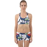 Bug Black Insect Animal Back Web Gym Set