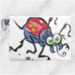 Bug Black Insect Animal Canvas Cosmetic Bag (XL)