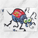 Bug Black Insect Animal Canvas Cosmetic Bag (XXL)