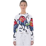 Bug Black Insect Animal Women s Slouchy Sweat