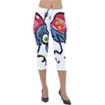 Bug Black Insect Animal Lightweight Velour Capri Leggings 
