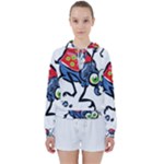 Bug Black Insect Animal Women s Tie Up Sweat