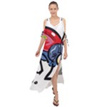 Bug Black Insect Animal Maxi Chiffon Cover Up Dress