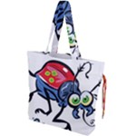 Bug Black Insect Animal Drawstring Tote Bag