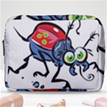 Bug Black Insect Animal Make Up Pouch (Large)