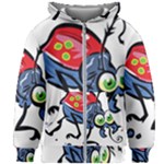 Bug Black Insect Animal Kids  Zipper Hoodie Without Drawstring