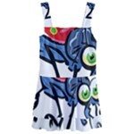 Bug Black Insect Animal Kids  Layered Skirt Swimsuit