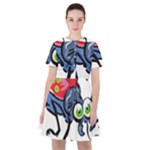 Bug Black Insect Animal Sailor Dress