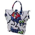 Bug Black Insect Animal Buckle Top Tote Bag
