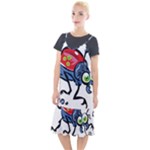 Bug Black Insect Animal Camis Fishtail Dress