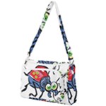 Bug Black Insect Animal Front Pocket Crossbody Bag