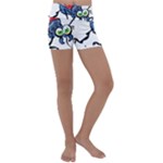 Bug Black Insect Animal Kids  Lightweight Velour Yoga Shorts