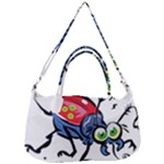Bug Black Insect Animal Removable Strap Handbag