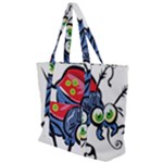 Bug Black Insect Animal Zip Up Canvas Bag