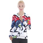 Bug Black Insect Animal Casual Zip Up Jacket