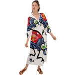 Bug Black Insect Animal Grecian Style  Maxi Dress