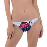 Bug Black Insect Animal Ring Detail Bikini Bottoms