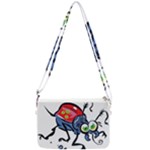 Bug Black Insect Animal Double Gusset Crossbody Bag