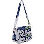 Bug Black Insect Animal Saddle Handbag