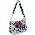 Bug Black Insect Animal Zip Up Shoulder Bag