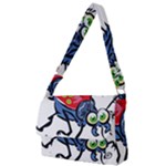 Bug Black Insect Animal Full Print Messenger Bag (L)