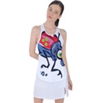 Bug Black Insect Animal Racer Back Mesh Tank Top