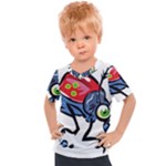 Bug Black Insect Animal Kids  Sports T-Shirt