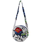 Bug Black Insect Animal Crossbody Circle Bag