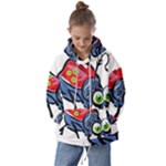 Bug Black Insect Animal Kids  Oversized Hoodie